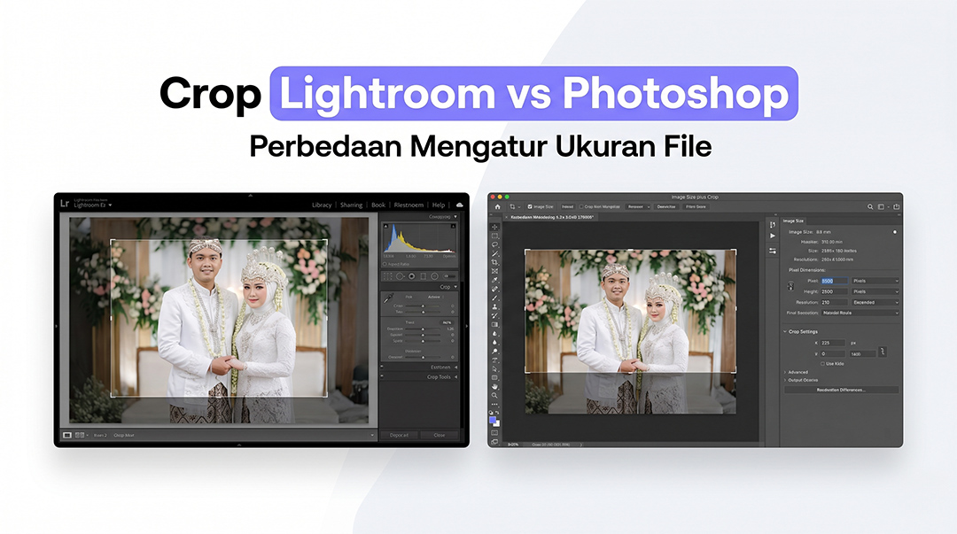 Perbedaan Crop Photoshop dan Lightroom