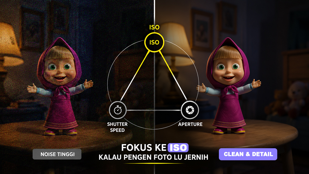 Contoh Prioritas ISO Low Light