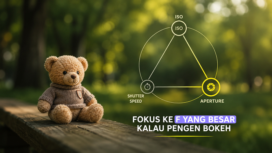 Contoh Prioritas Aperture Bokeh